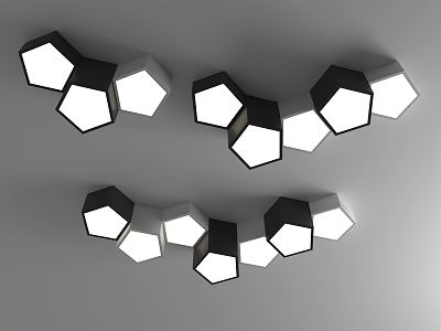 Modern Ceiling Light Simple Aisle Ceiling Light 3d model