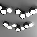 Modern Ceiling Light Simple Aisle Ceiling Light 3d model