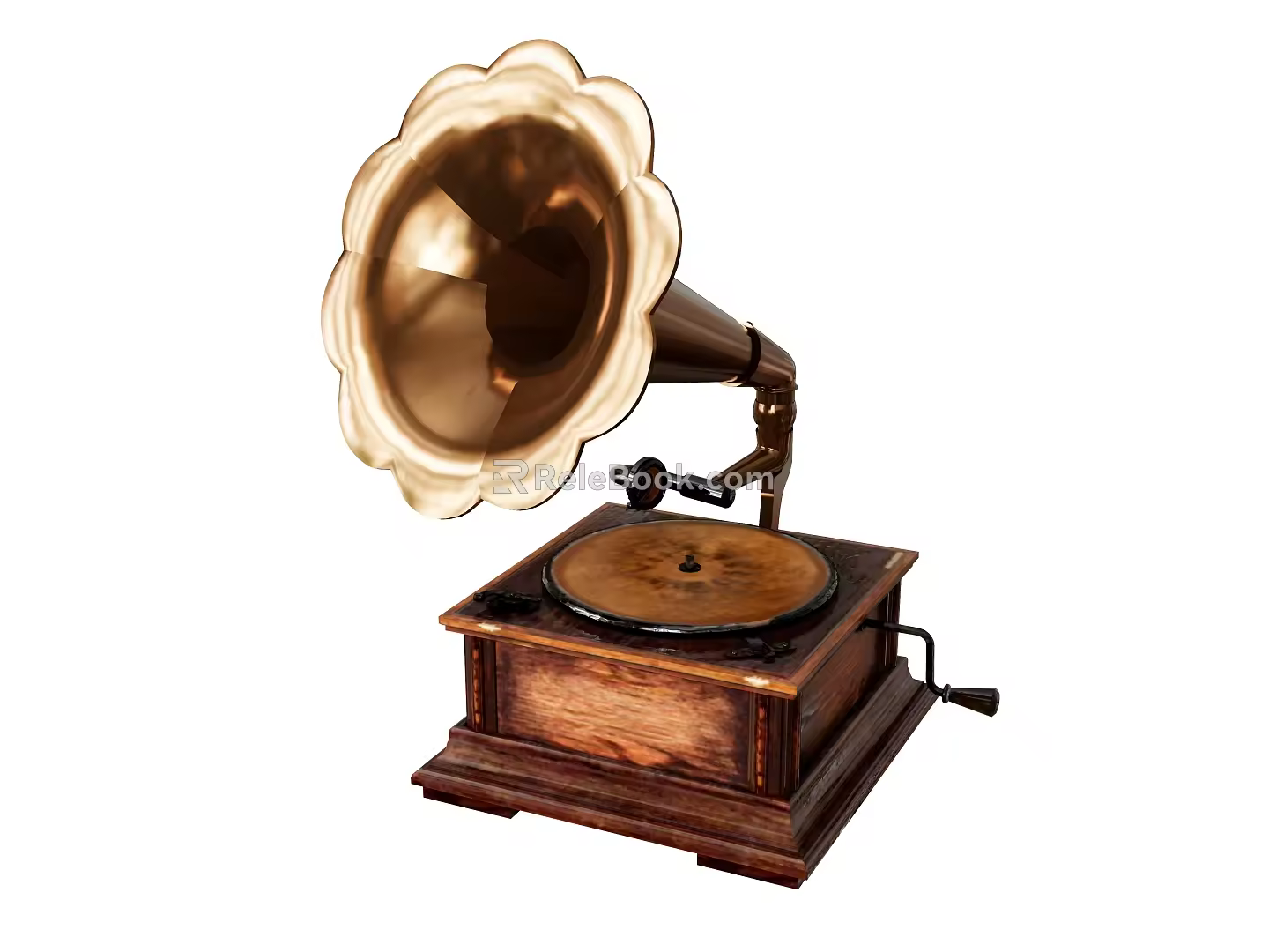 phonograph sound 3d model