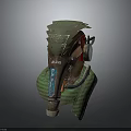 Gas Mask Science Fiction Gas Mask Gas Mask Respirator Breathing Mask Biochemical Mask Science Fiction Mask 3d model