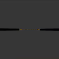 Sturdy Nunchucks With Black Handles Gold Accents And Chain For Household Use