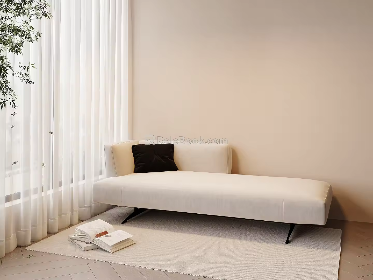 chaise longue 3d model