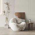 Modern Lazy Sofa 3d model