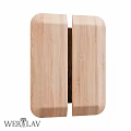 Wooden Wall Lamp with Natural Grain and Modern Sleek Design for Home Interior