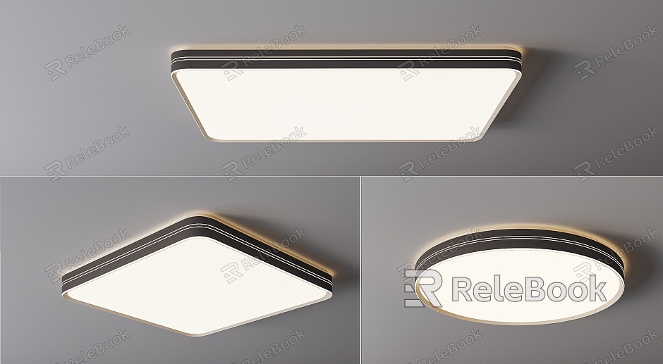 Simple ceiling lamp model