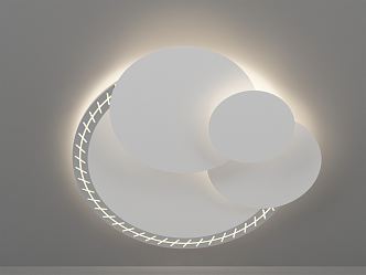 modern ceiling lamp 3d model