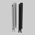 Black and White Classic Column Radiators for Home Heating Use