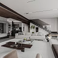 Modern Luxury Open Plan Living And Dining Room With Elegant Spacious Cozy Home Interior Design