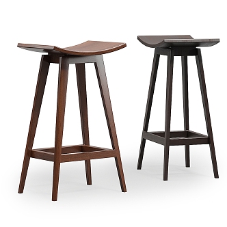 Modern Bar Stool Bar Chair 3d model