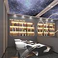 Elegant Hair Salon Interior Design With Black Walls Gold Accents Barber Chairs And Mirrors