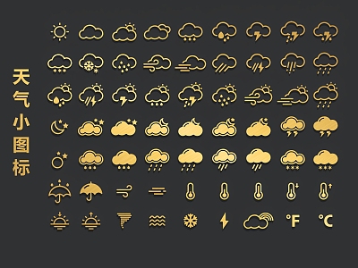 weather icon weather symbol weather element model