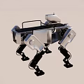 robot dog intelligent robot 3d model