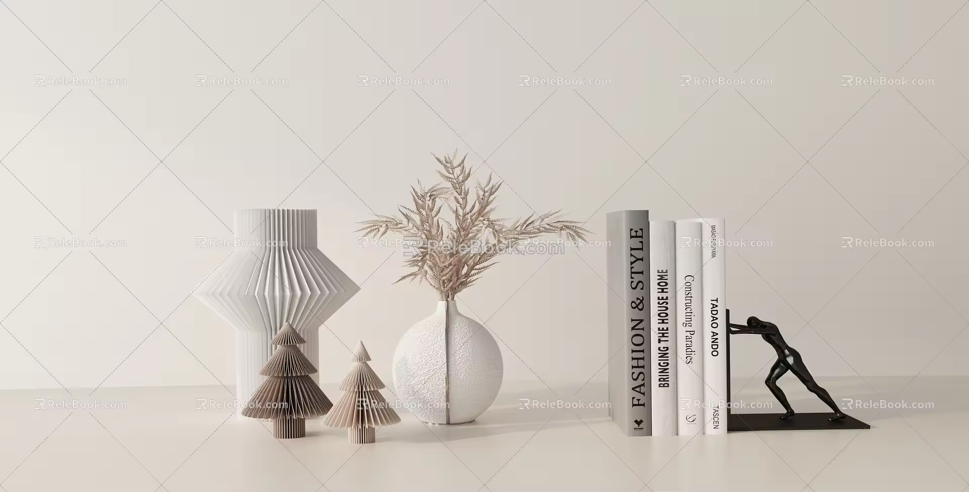 Modern ornaments combination 3d model