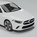 Modern White Sedan Featuring Sleek Body Design Front Grille And Alloy Wheels