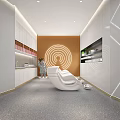 Modern Hair Salon Interior Design With Styling Stations White Mirrors And Lighting