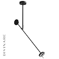 Modern Minimalist Ceiling Light With Sleek Black Design For Home Interior