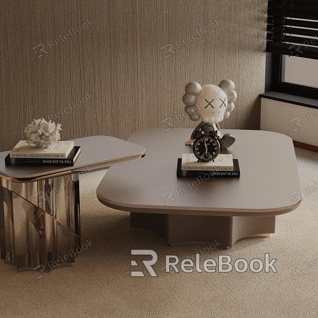 Modern coffee table model