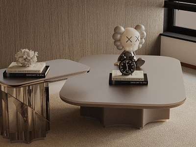 Modern coffee table model