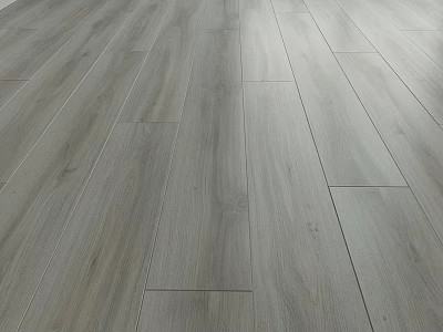 Light Gray Wooden Floor Planks With Natural Wood Grain For Home Interior 3d model