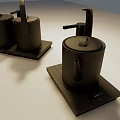 Wooden Daily Electrical Appliances With Black Components For Home Kitchen Use