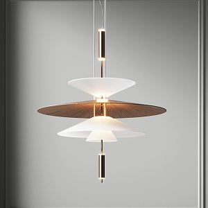 Modern chandelier 3d model