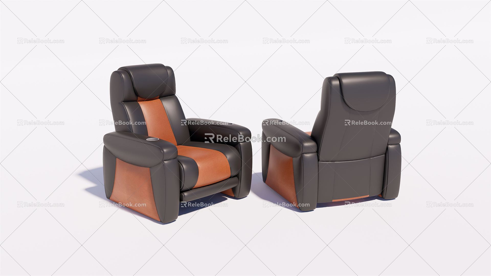 Modern Massage Chair Leather Chair Single Person Sofa Boss Sofa Chair model