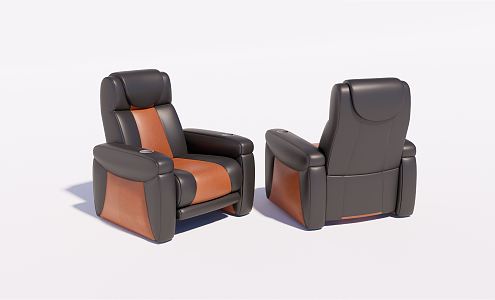 Modern Massage Chair Leather Chair Single Person Sofa Boss Sofa Chair 3d model