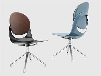 Modern office chair office chair combination 3d model