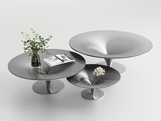 Modern coffee table combination coffee table 3d model