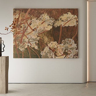 Quiet decorative painting 3d model