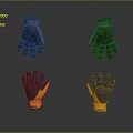 Gloves Handguard Realistic Model Cartoon Model PBR Model Game Model Game Items 3d model