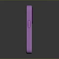 Purple Phone Case Featuring Anime Girl With Starry Sky And Planet Design