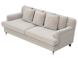 Double sofa 3d model