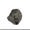 Natural Gray Raw Stone With Rough Surface And Distinctive Natural Texture