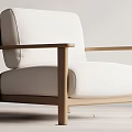 Single sofa 3d model