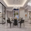 Modern Duplex Living Room Interior Design With Chandelier And Coffee Table