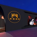 Totoro livehouse Bar 3d model