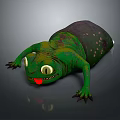 Lizard Anime Lizard Chameleon Cartoon Lizard Reptile Cold Blooded Animal Reptile Class 3d model