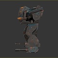 Mecha Warrior Mecha Soldier Machine Armor Mechanical Armor 3d model