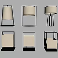 Table lamp 3d model