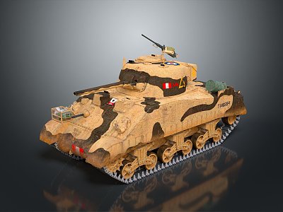 Light Tank Light Armored Tank Modern Tank World War II Tank World War I Tank Heavy Tank 3d model