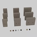 Modern Wardrobe With Shutter Doors And Neutral Color Options For Bedroom
