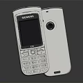 Classic Siemens And Nokia Mobile Phones With Keypad Screen And Camera Design