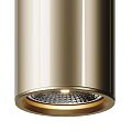 Modern Four Pendant Lights With Cylindrical Glass Shades And Slim Metal Hanging Rods