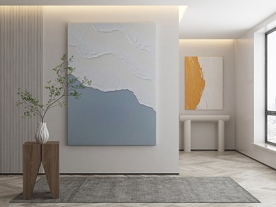 Quiet decorative painting 3d model