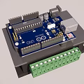 TB6600 stepper motor driver circuit board heat sink 3d model