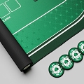 Poker Cushion Table Mat 3d model