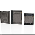 Modern Modular Building Models With Three Square Structures And Different Designs