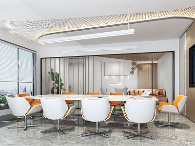 Modern Meeting Room Multifunctional Meeting Room model