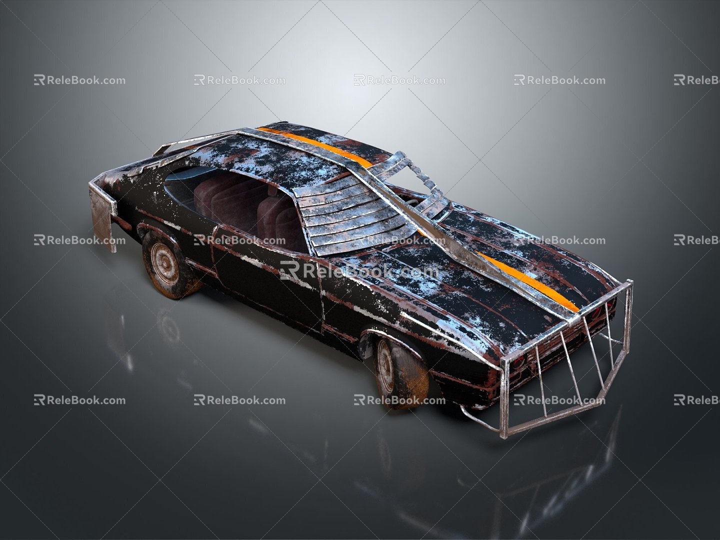 Modern Scrap Car Scrap Car Doomsday Car Doomsday Car 3d model